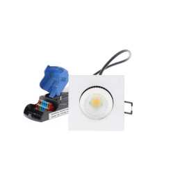 BORA SDX 7W 720Lm 55° IP65 DIM BLANC MAT 2