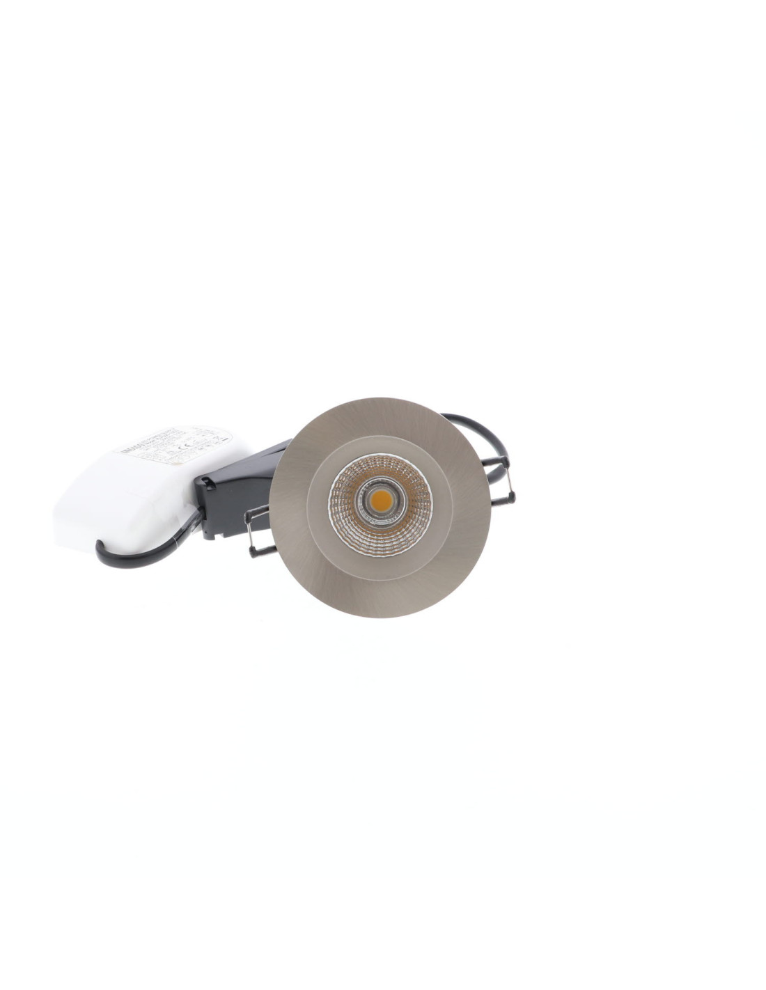 LARY RD 9W 1050Lm 3000K 38° IP65 DIM NICKEL SATINE