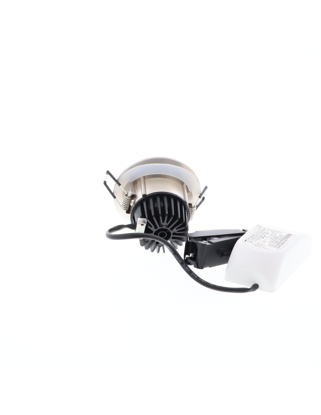 LARY RD 9W 1050Lm 3000K 38° IP65 DIM NICKEL SATINE
