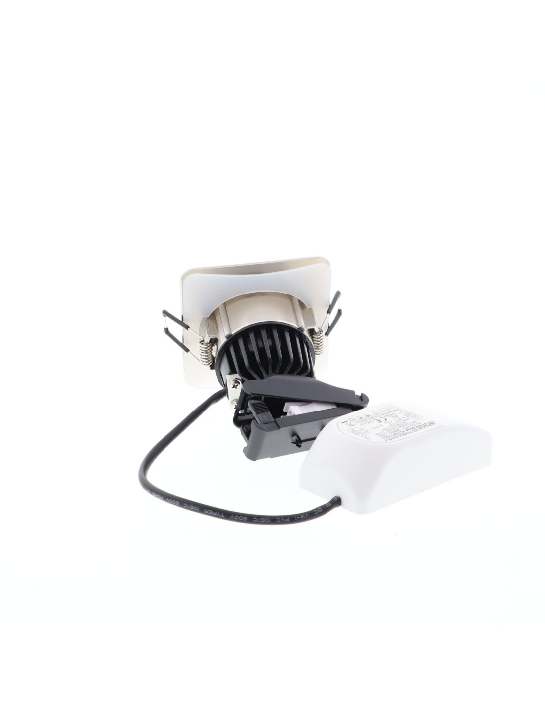 LARY SD 9W 1050Lm 3000K 38° IP65 DIM NICKEL SATINE
