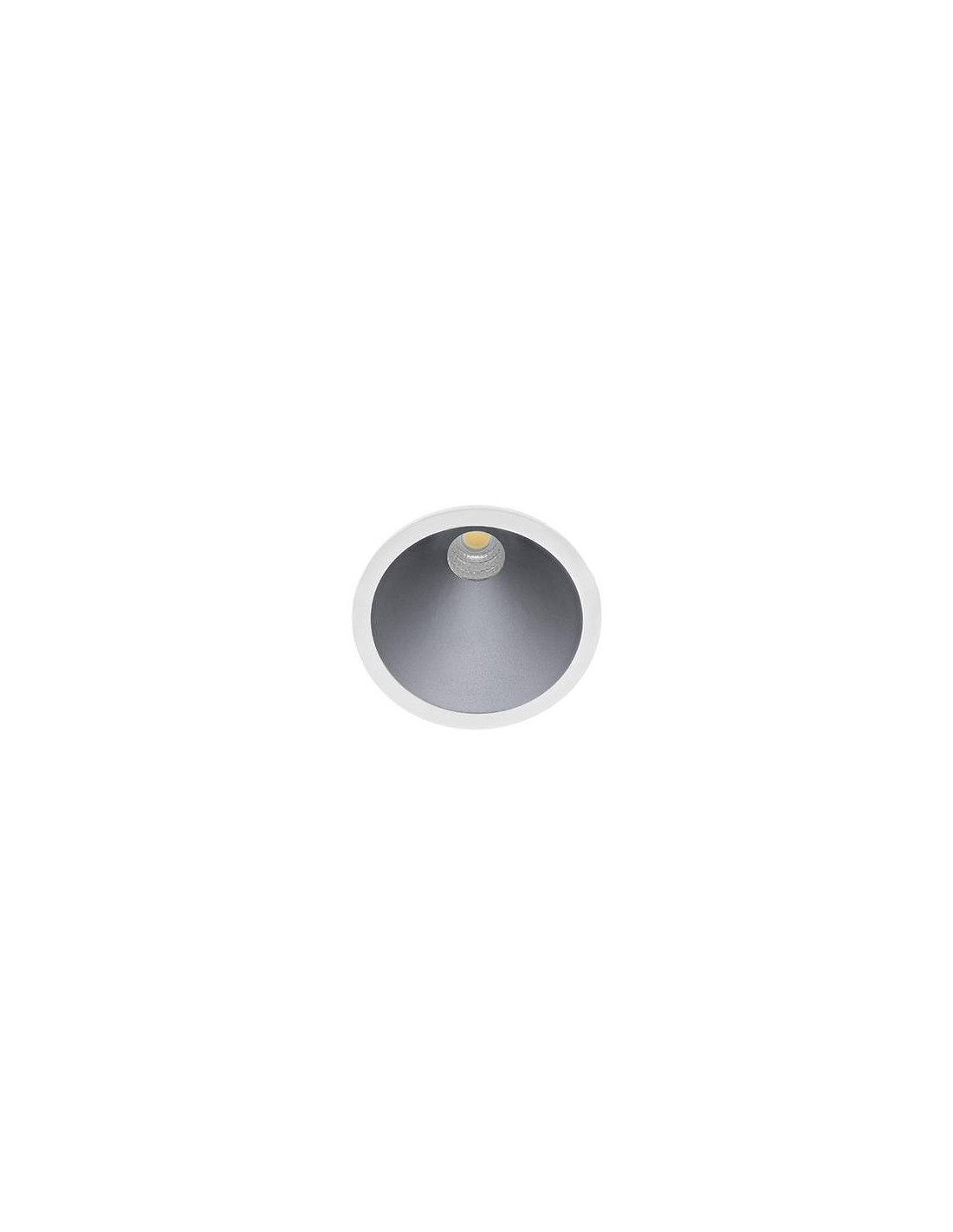 SWEET RD 8W 700Lm 4000K 60° DIM BLANC MAT - ARGENT