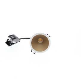 SWEET RD 8W 600Lm 2700K 60° DIM BLANC MAT - CHAMPAGNE 2
