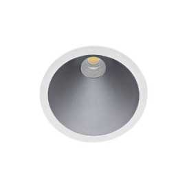 SWEET RD 8W 650Lm 3000K 60° DIM BLANC MAT - ARGENT