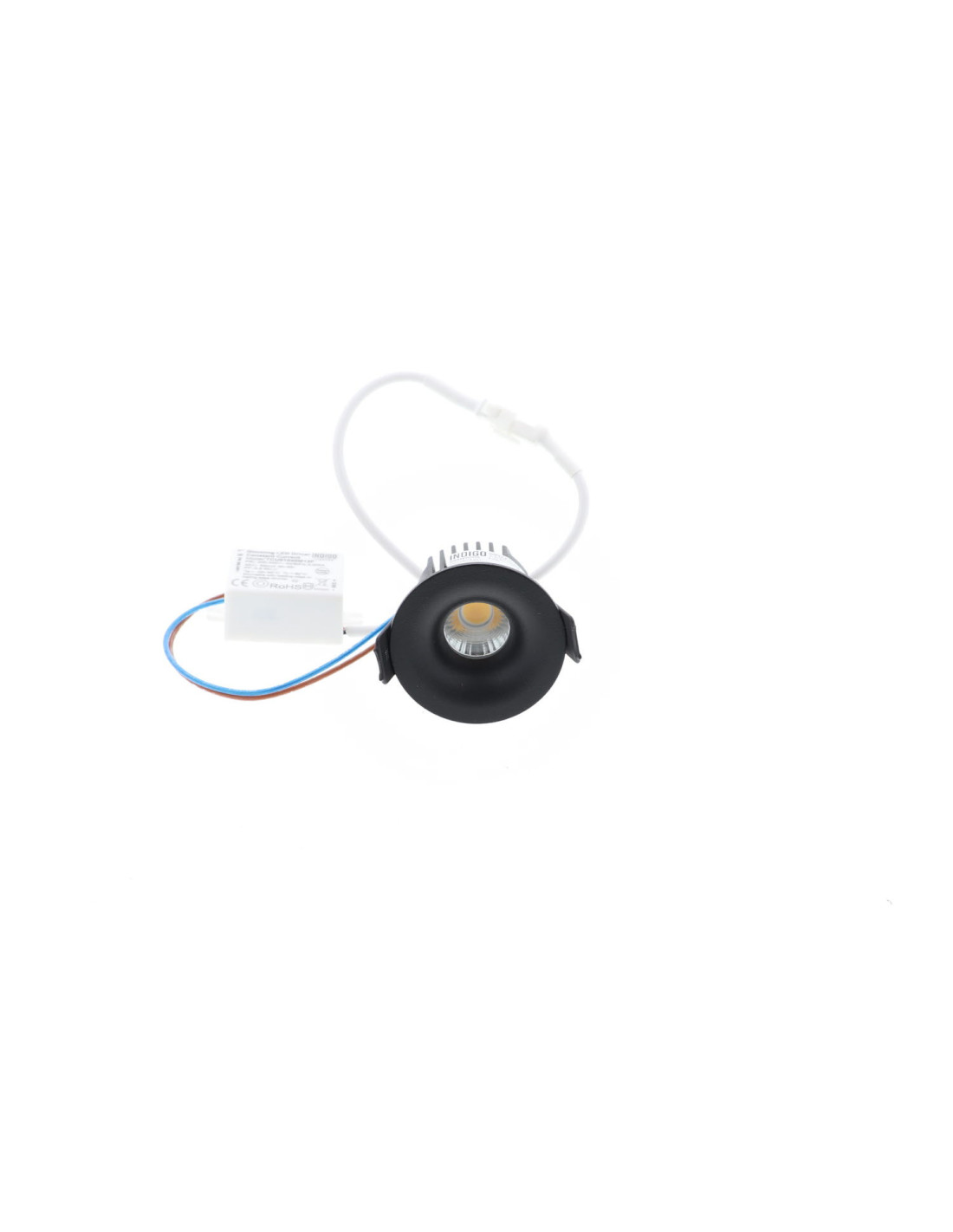 LISY RD 4,5W 600Lm 3000K 36° DIM NOIR MAT