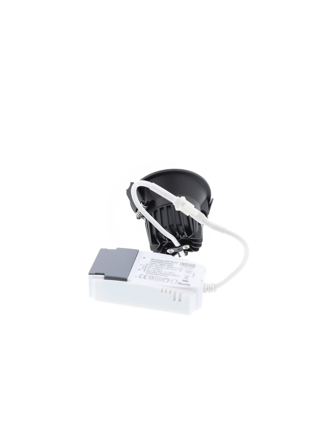 ABY 1 RD 6,5W 550Lm 3000K 36° DIM NOIR MAT