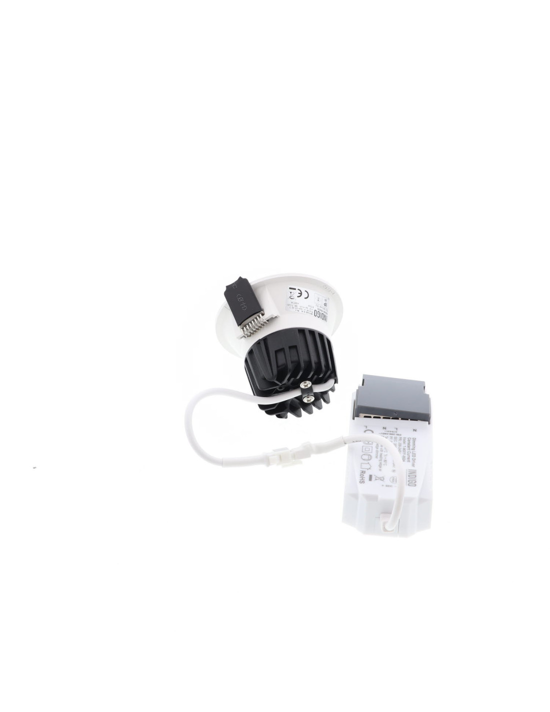 ABY 1 RD 6,5W 550Lm 3000K 36° DIM BLANC MAT