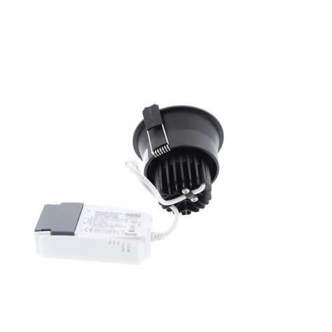 ABY 2 RD 9W 750Lm 3000K 36° DIM NOIR MAT