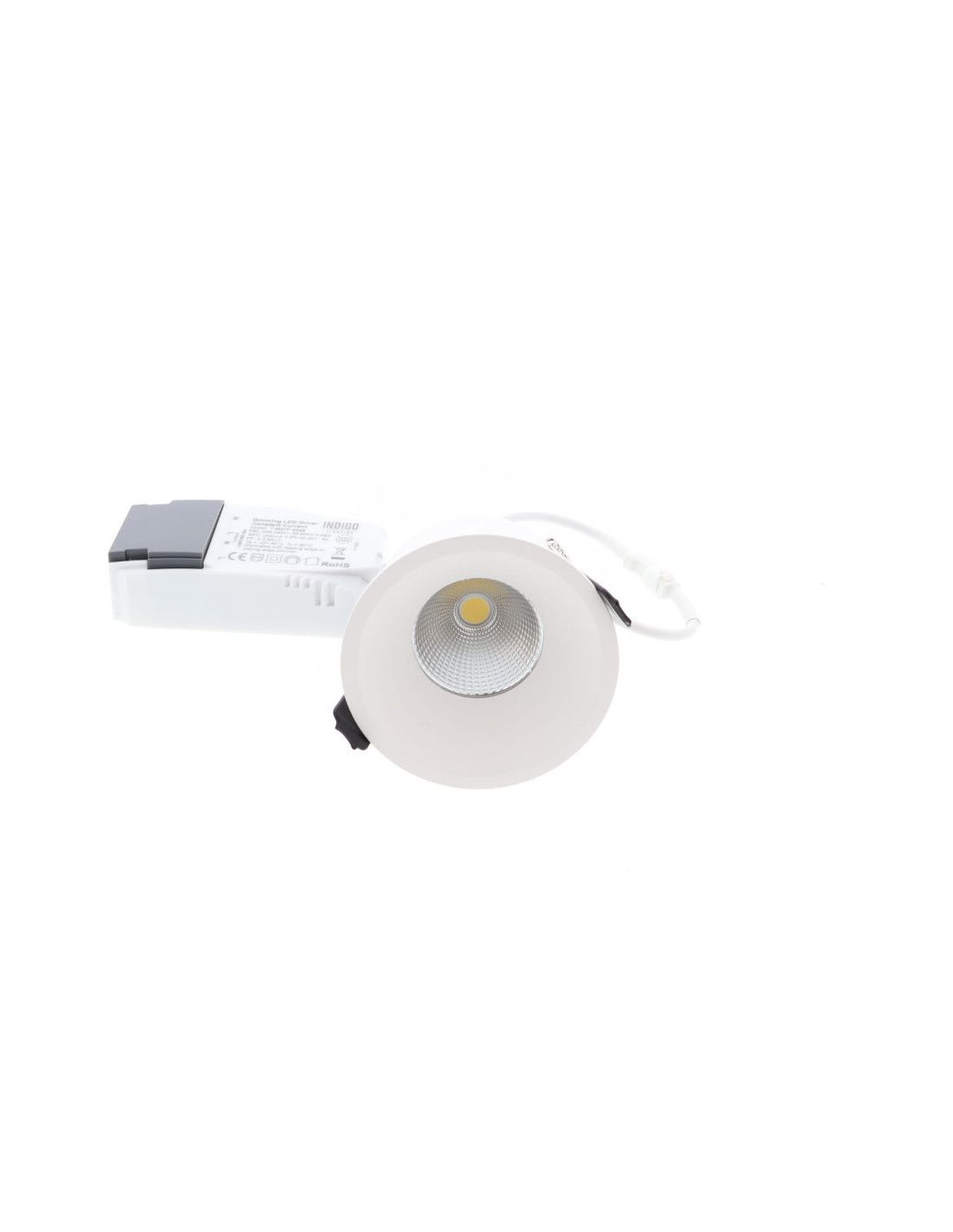 ABY 2 RD 9W 750Lm 3000K 36° DIM BLANC MAT