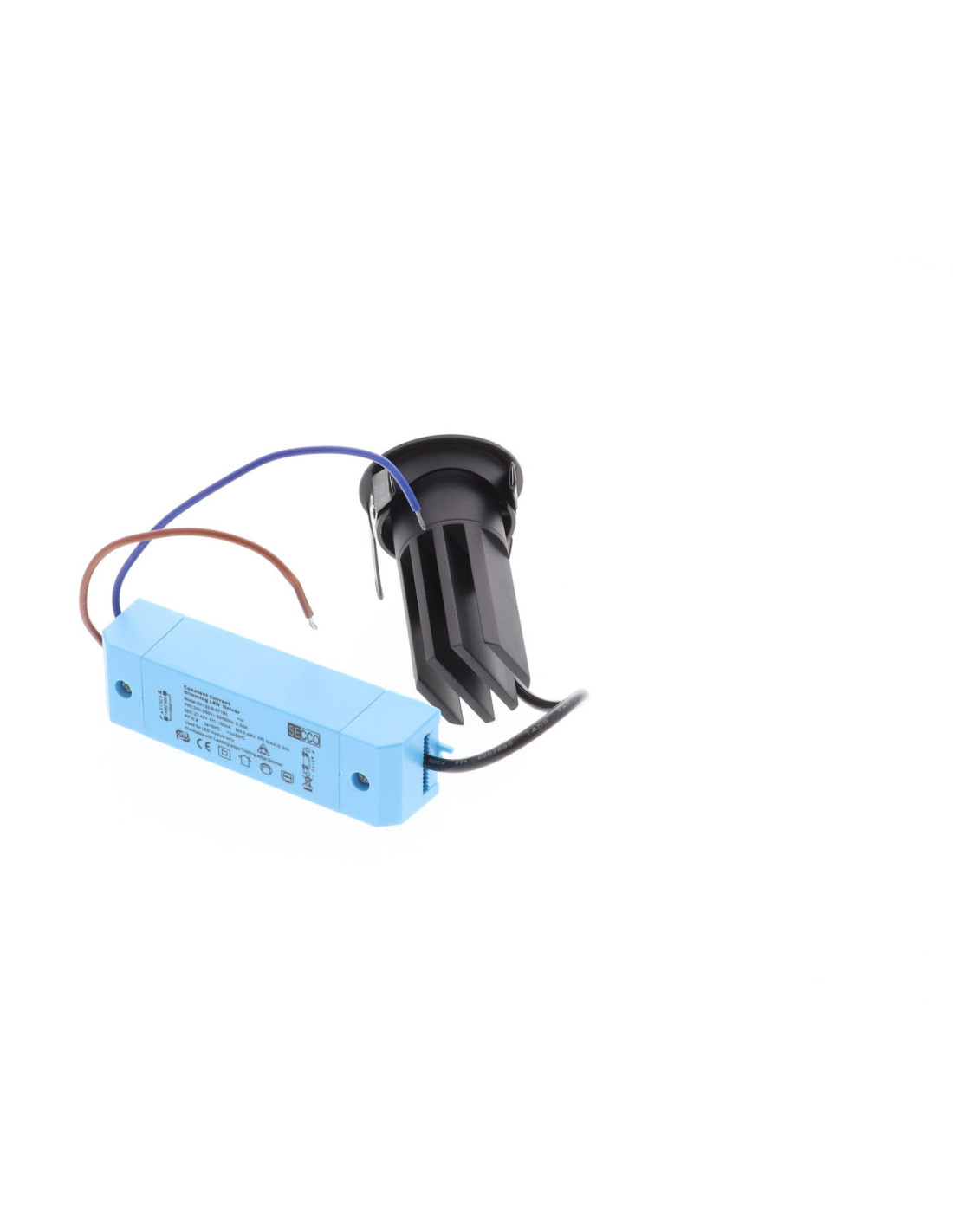 RONGA 1 RDX-B 7W 590Lm 3000K 40° DIM NOIR MAT