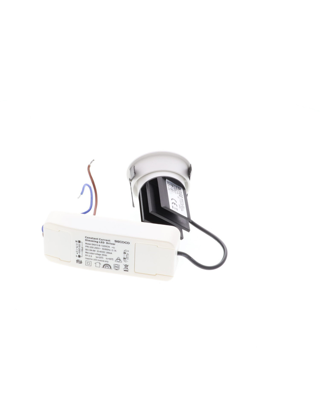 RONGA 2 RDX-B 9W 980Lm 3000K 40° DIM BLANC MAT