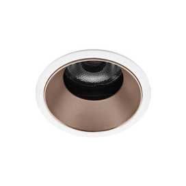 SILK RDX 6W 630Lm 3000K 36° DIM BLANC MAT - OR ROSE