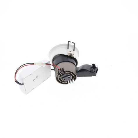 SILK RDX 6W 630Lm 3000K 36° DIM BLANC MAT - OR ROSE