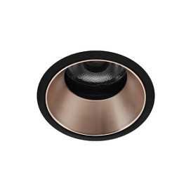 SILK RDX 6W 630Lm 3000K 36° DIM NOIR MAT - OR ROSE