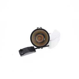 SILK RDX 6W 630Lm 3000K 36° DIM NOIR MAT - CHAMPAGNE 2