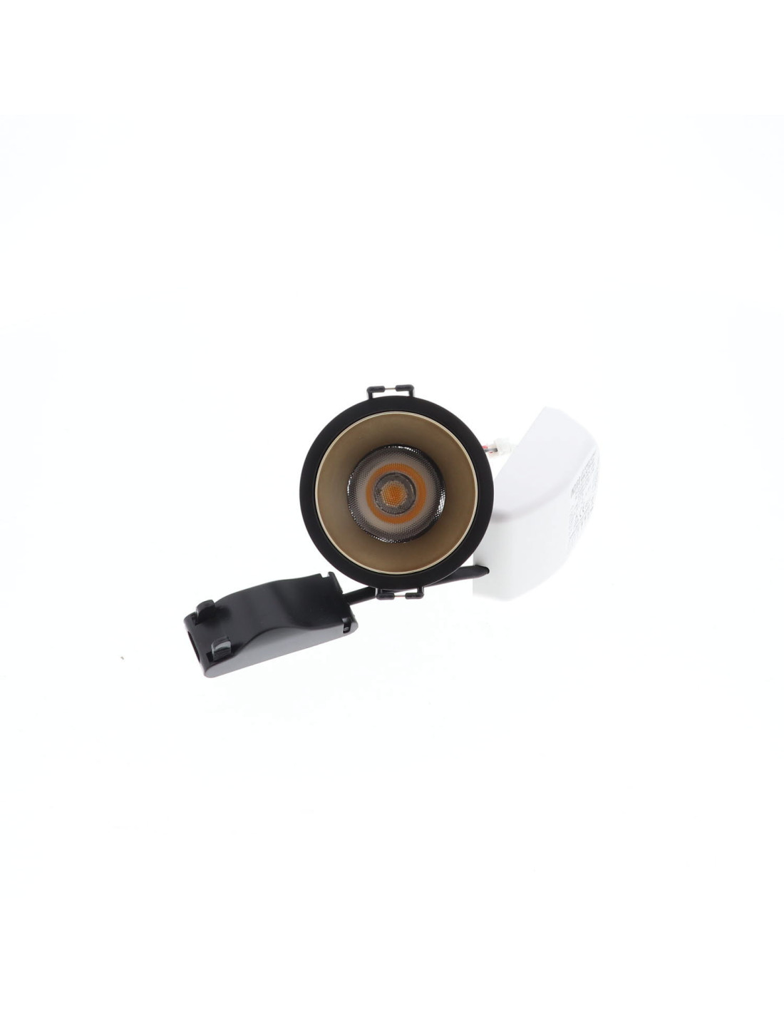 SILK RDX 6W 630Lm 3000K 36° DIM NOIR MAT - CHAMPAGNE
