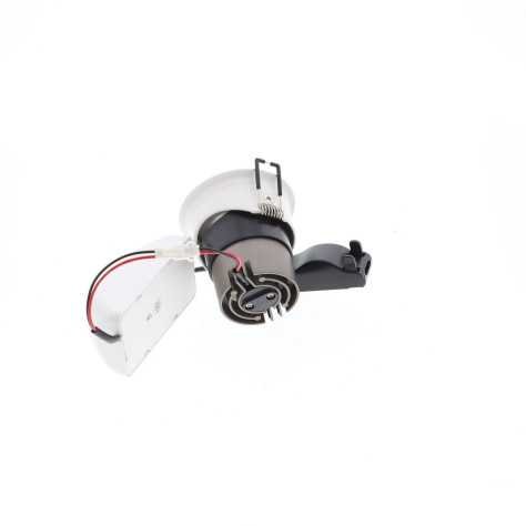 SILK RDX 6W 630Lm 3000K 36° DIM BLANC MAT - CHAMPAGNE