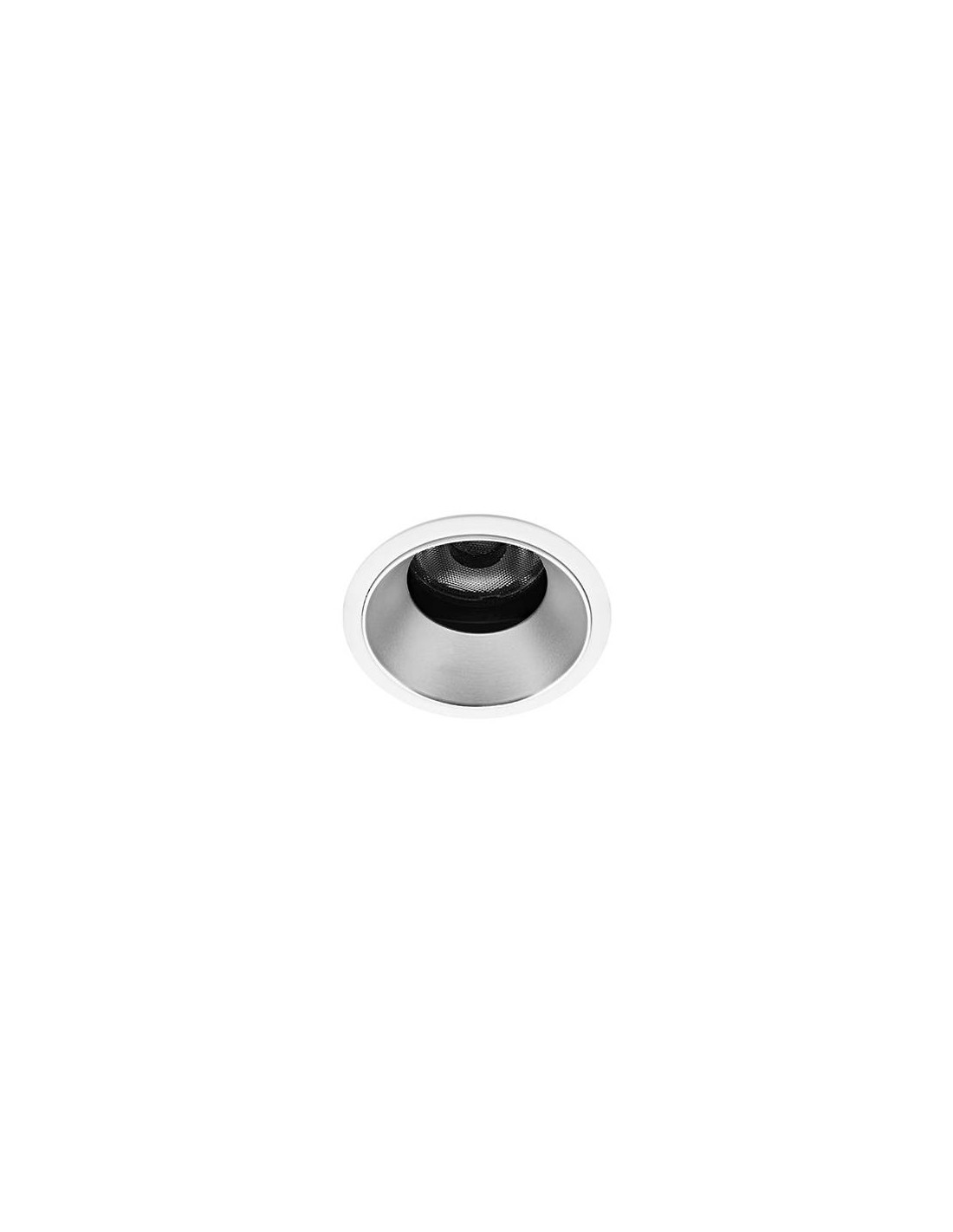 SILK RDX 6W 630Lm 3000K 36° DIM BLANC MAT - ARGENT