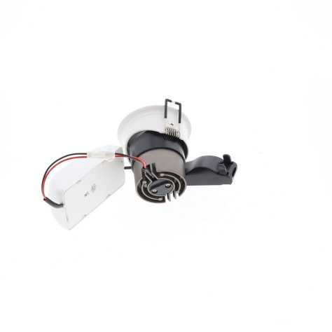 SILK RDX 6W 630Lm 3000K 36° DIM BLANC MAT - ARGENT