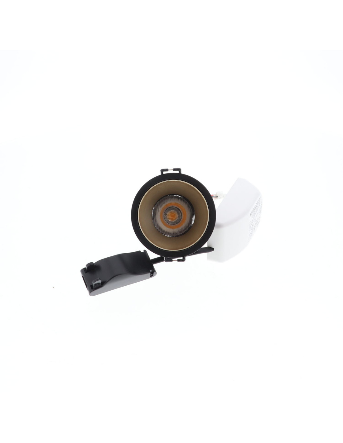 SILK RDX WARM 6W 530Lm 36° DIM NOIR MAT - CHAMPAGNE