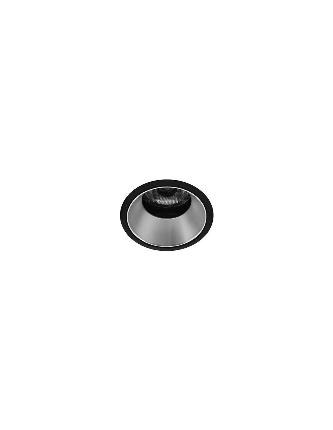 SILK RDX WARM 6W 530Lm 36° DIM NOIR MAT - ARGENT