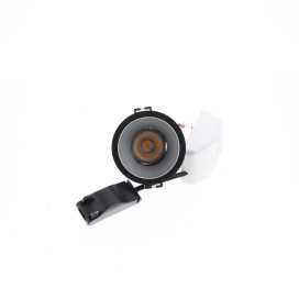SILK RDX WARM 6W 530Lm 36° DIM NOIR MAT - ARGENT 2
