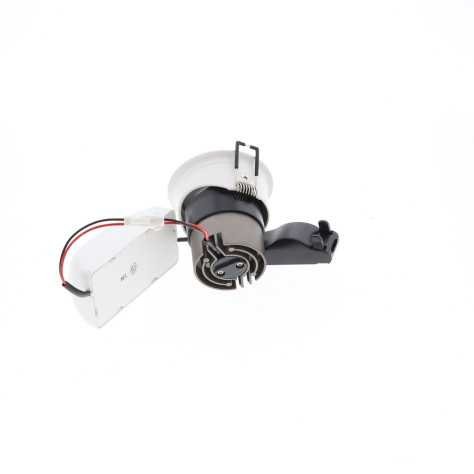 SILK RDX WARM 6W 530Lm 36° DIM BLANC MAT - ARGENT