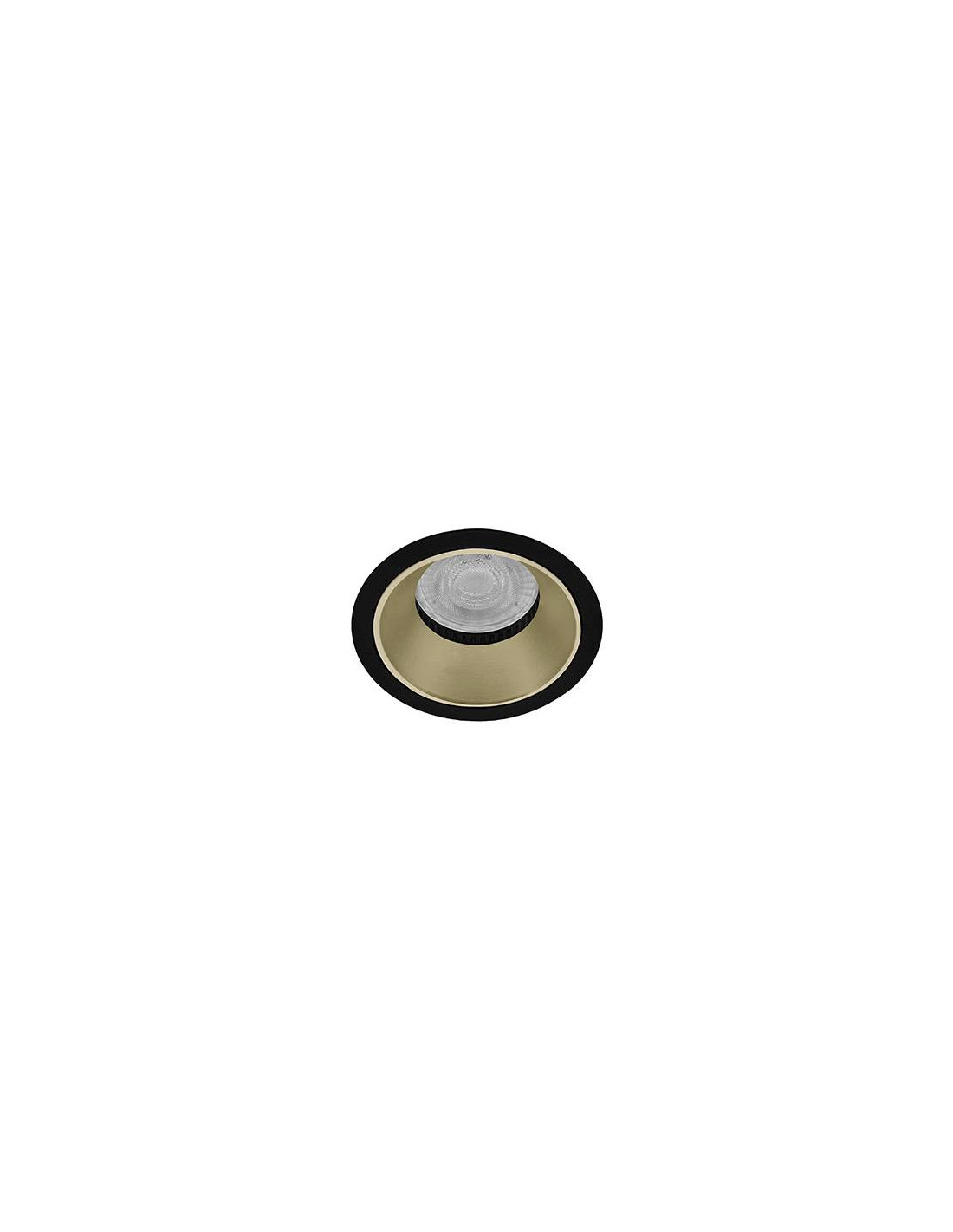 BALI R GU10 MAX10W PAR16 NOIR MAT - CHAMPAGNE