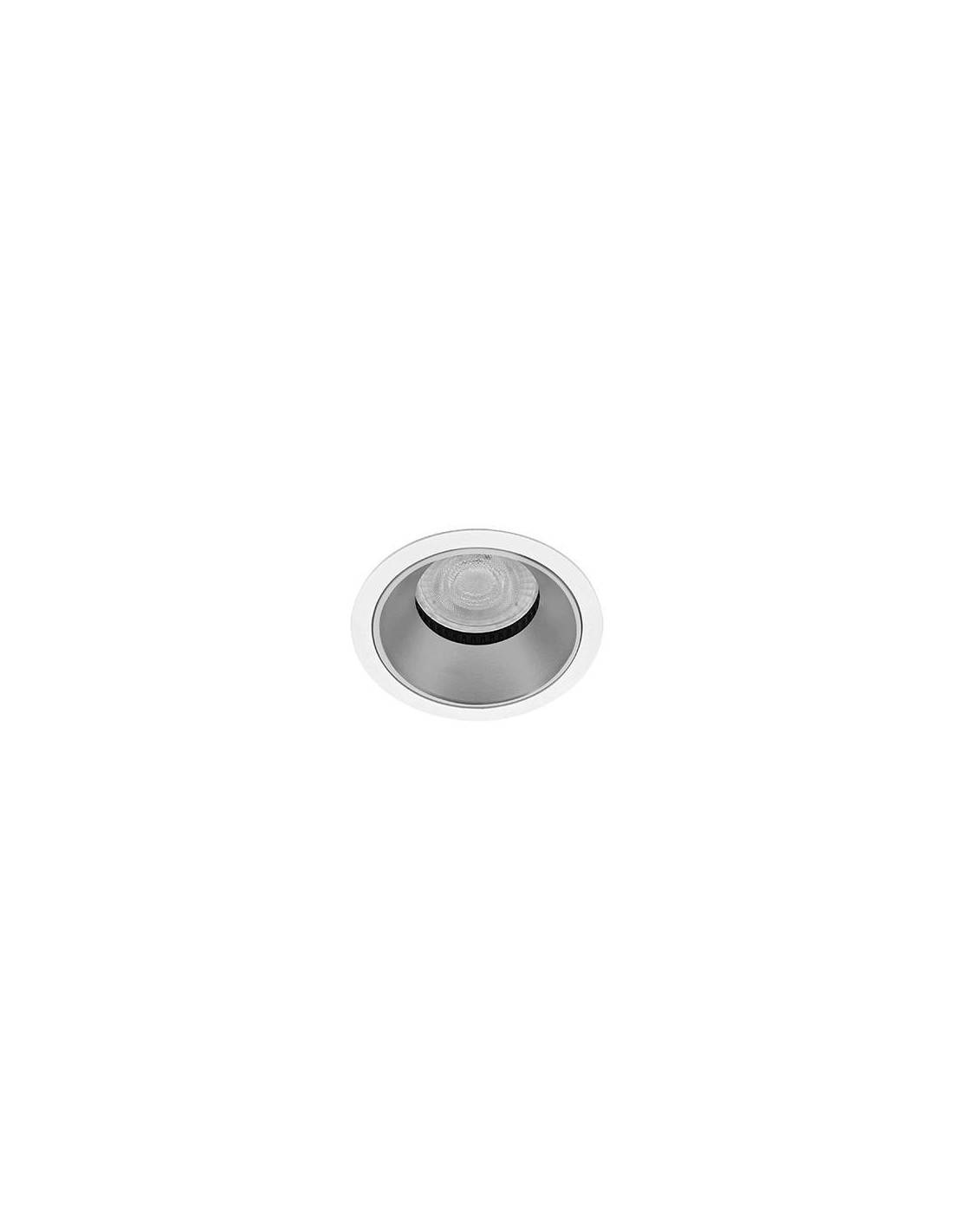 BALI R GU10 MAX10W PAR16 BLANC MAT - ARGENT