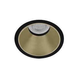 FIJI R GU10 MAX10W PAR16 NOIR MAT - CHAMPAGNE
