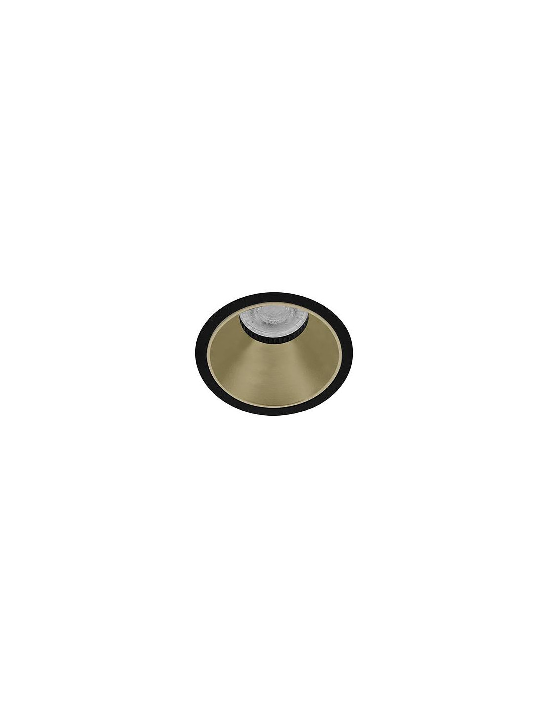 FIJI R GU10 MAX10W PAR16 NOIR MAT - CHAMPAGNE