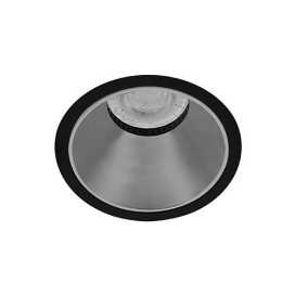 FIJI R GU10 MAX10W PAR16 NOIR MAT - ARGENT