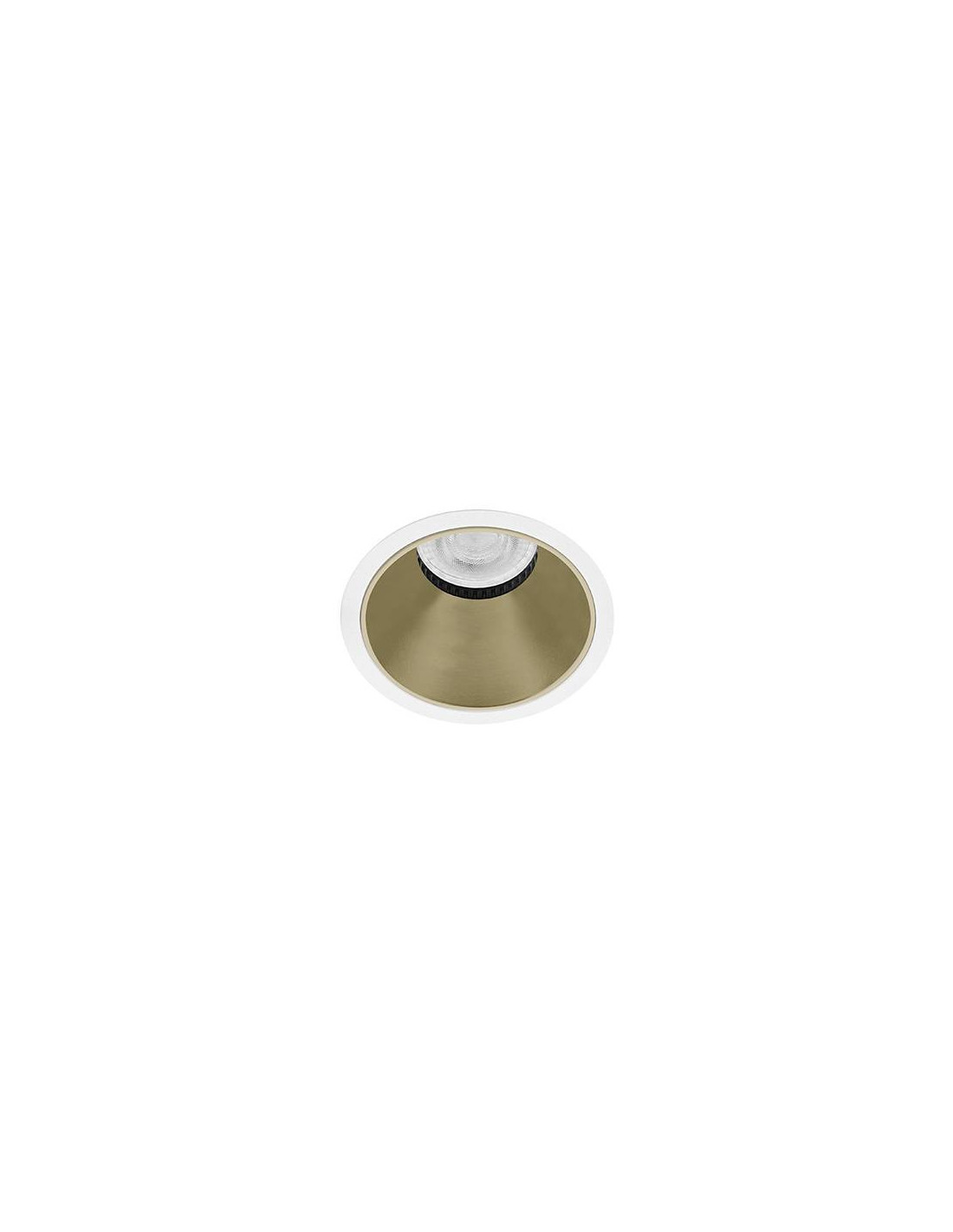FIJI R GU10 MAX10W PAR16 BLANC MAT - CHAMPAGNE