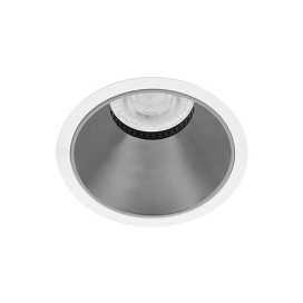 FIJI R GU10 MAX10W PAR16 BLANC MAT - ARGENT