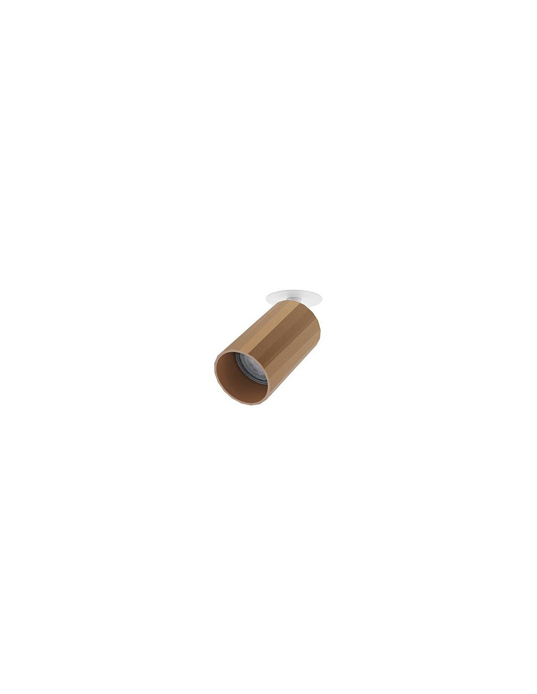 OKTO RX GU10 MAX10W PAR16 BLANC MAT - OR ROSE