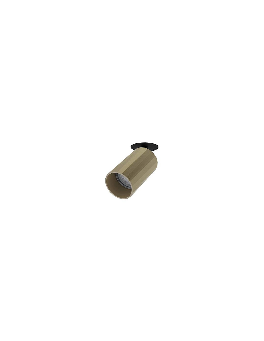 OKTO RX GU10 MAX10W PAR16 NOIR MAT - CHAMPAGNE