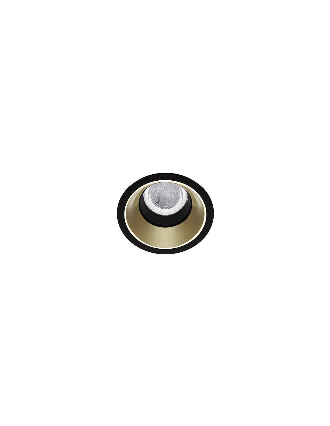COMO RX GU10 MAX10W PAR16 NOIR MAT - CHAMPAGNE
