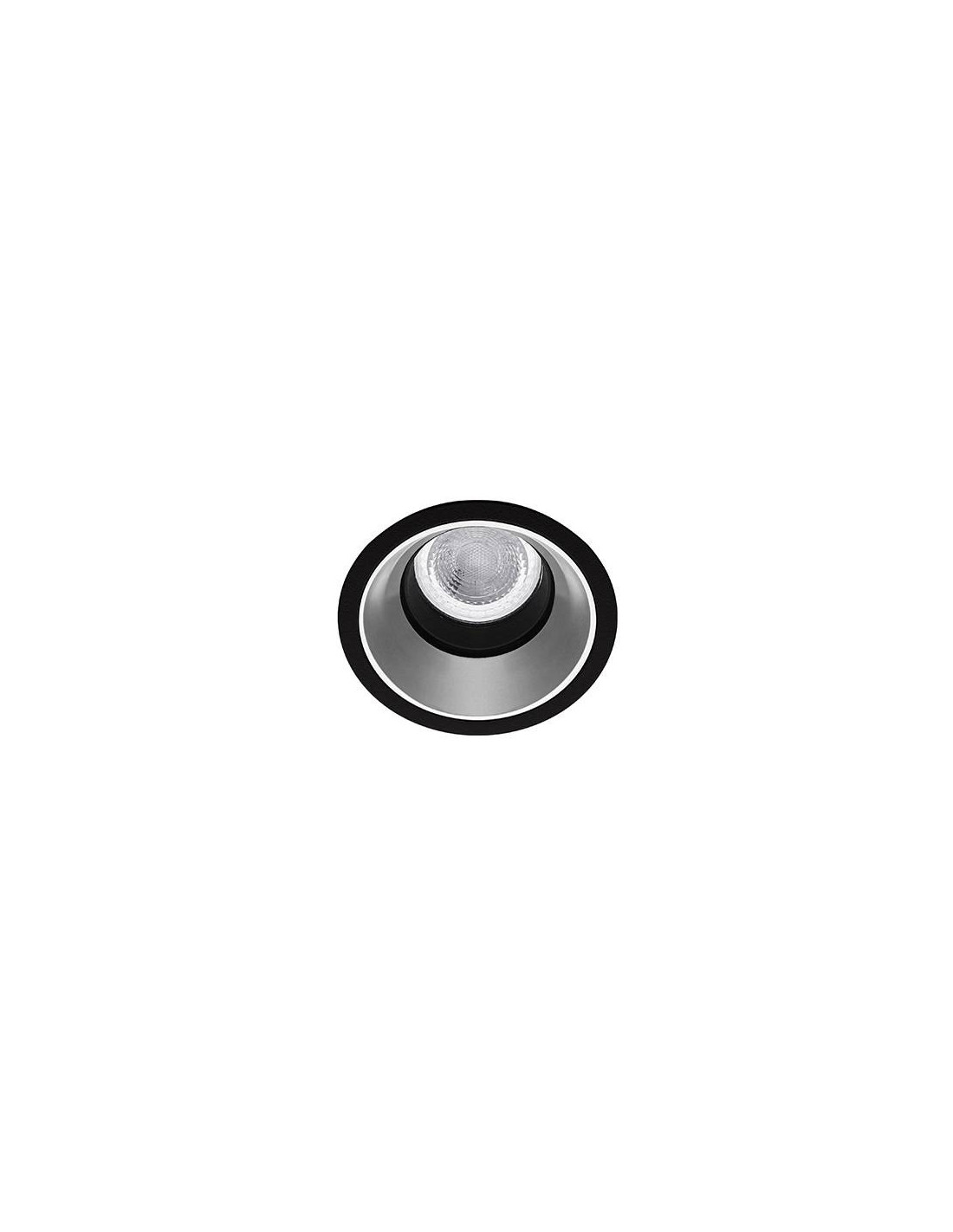 COMO RX GU10 MAX10W PAR16 NOIR MAT - ARGENT