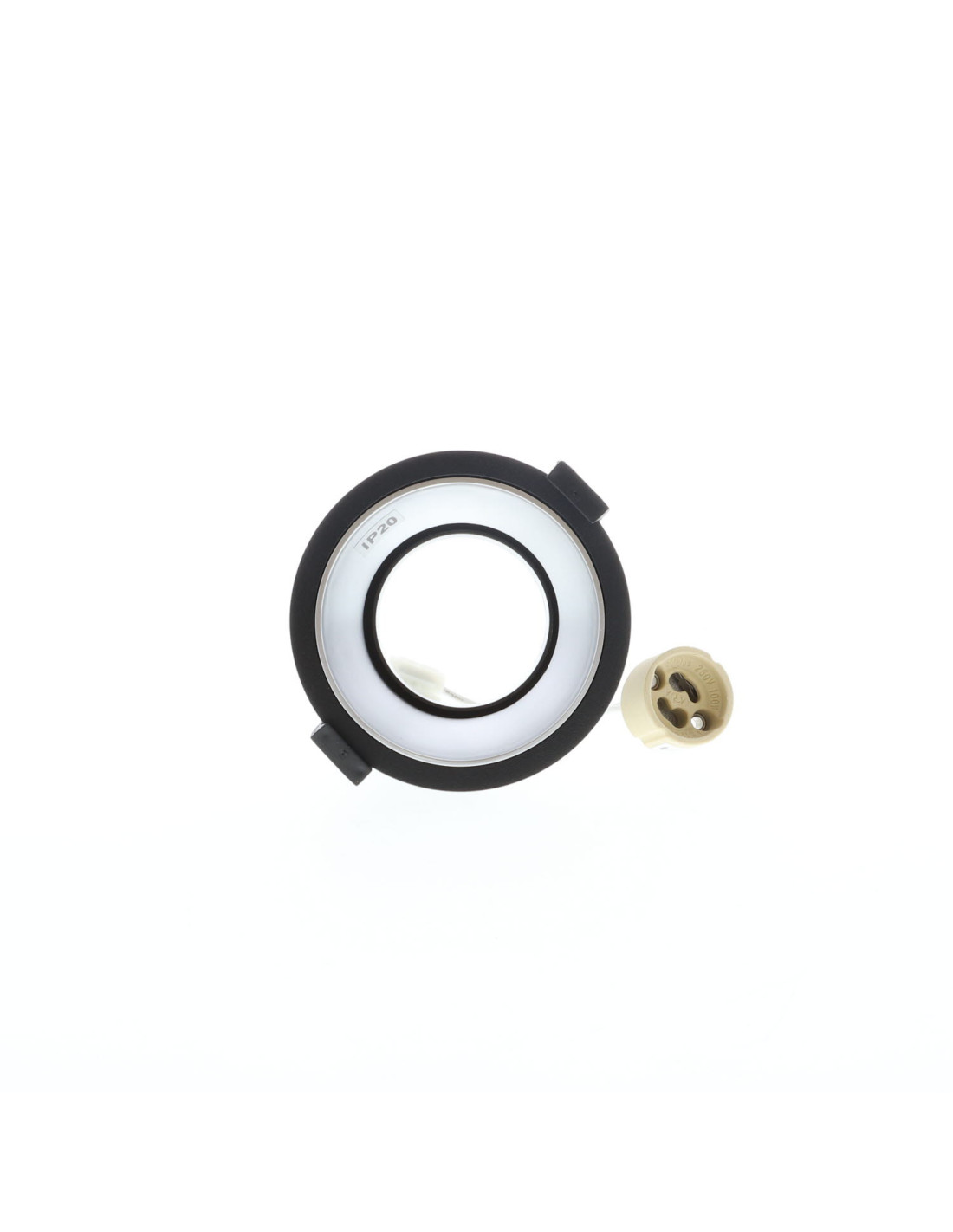 COMO RX GU10 MAX10W PAR16 NOIR MAT - ARGENT