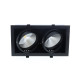 IZA 2 SDX 2x24W 2x3360Lm 60° DIM NOIR MAT