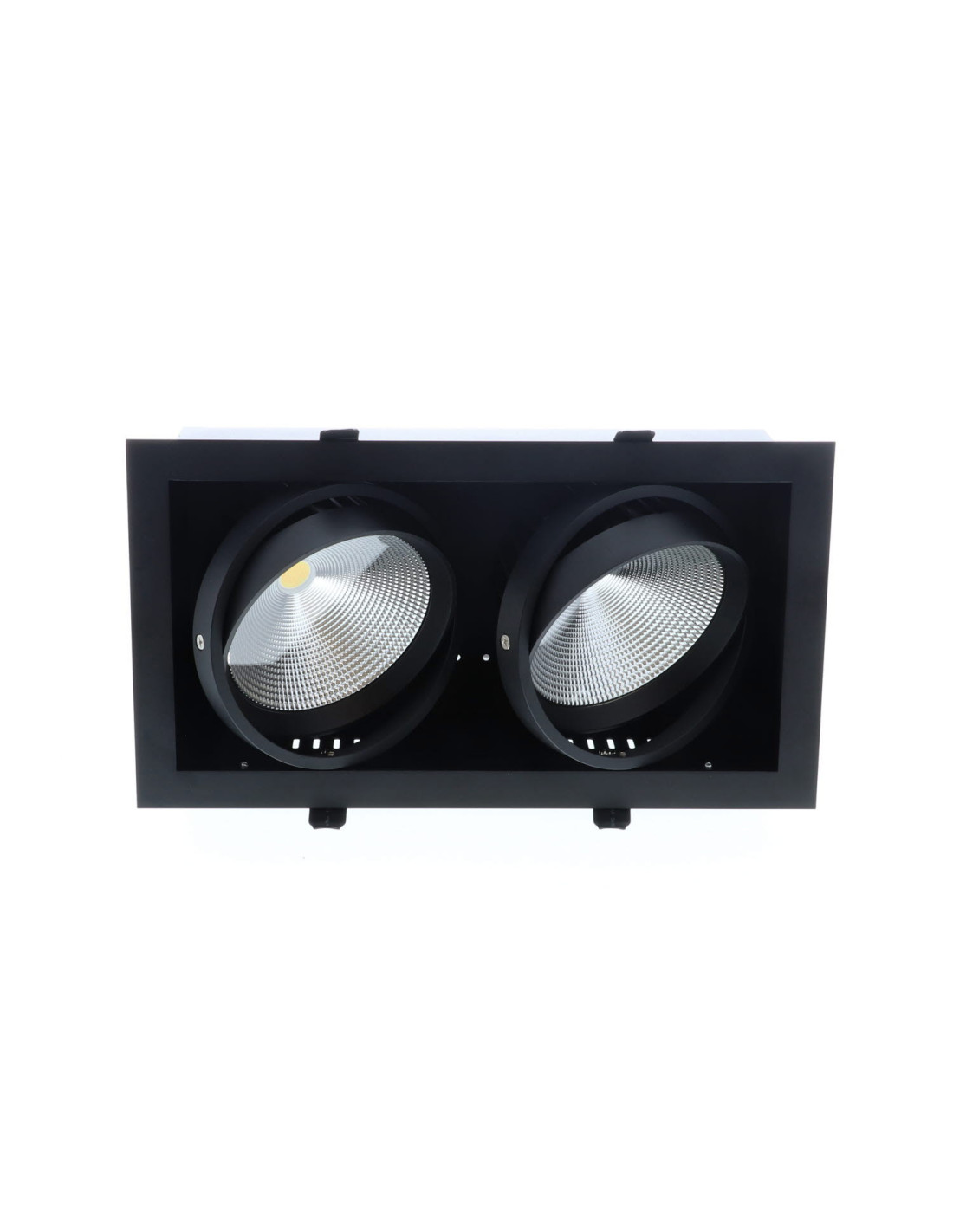 IZA 2 SDX 2x24W 2x3360Lm 60° DIM NOIR MAT