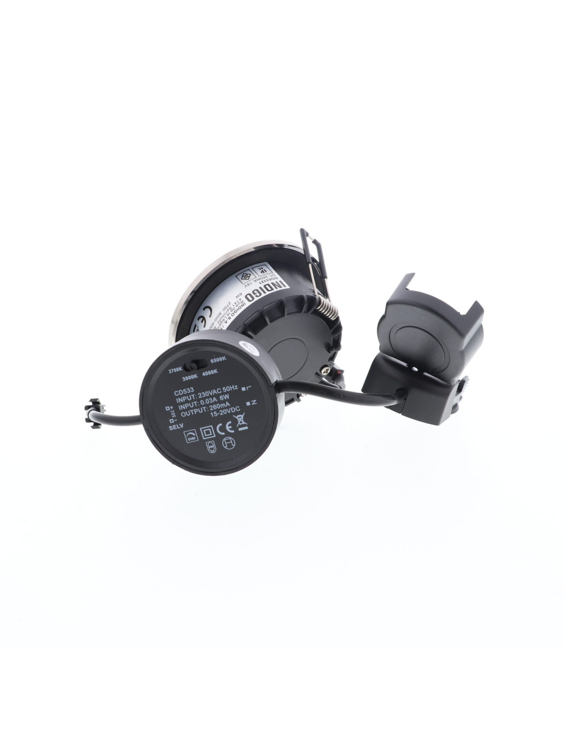ALEX RDX 6W 700Lm 60° IP65 DIM NICKEL SATINE