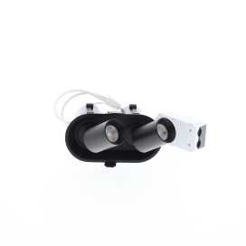 CLARA 2 RDX 2x3W 2x670Lm 3000K 36° DIM NOIR MAT 2