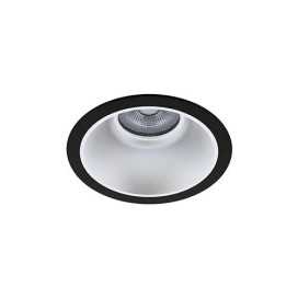 LYON 1 R 15W 1920Lm 4000K 60° IP44 NOIR MAT - ARGENT