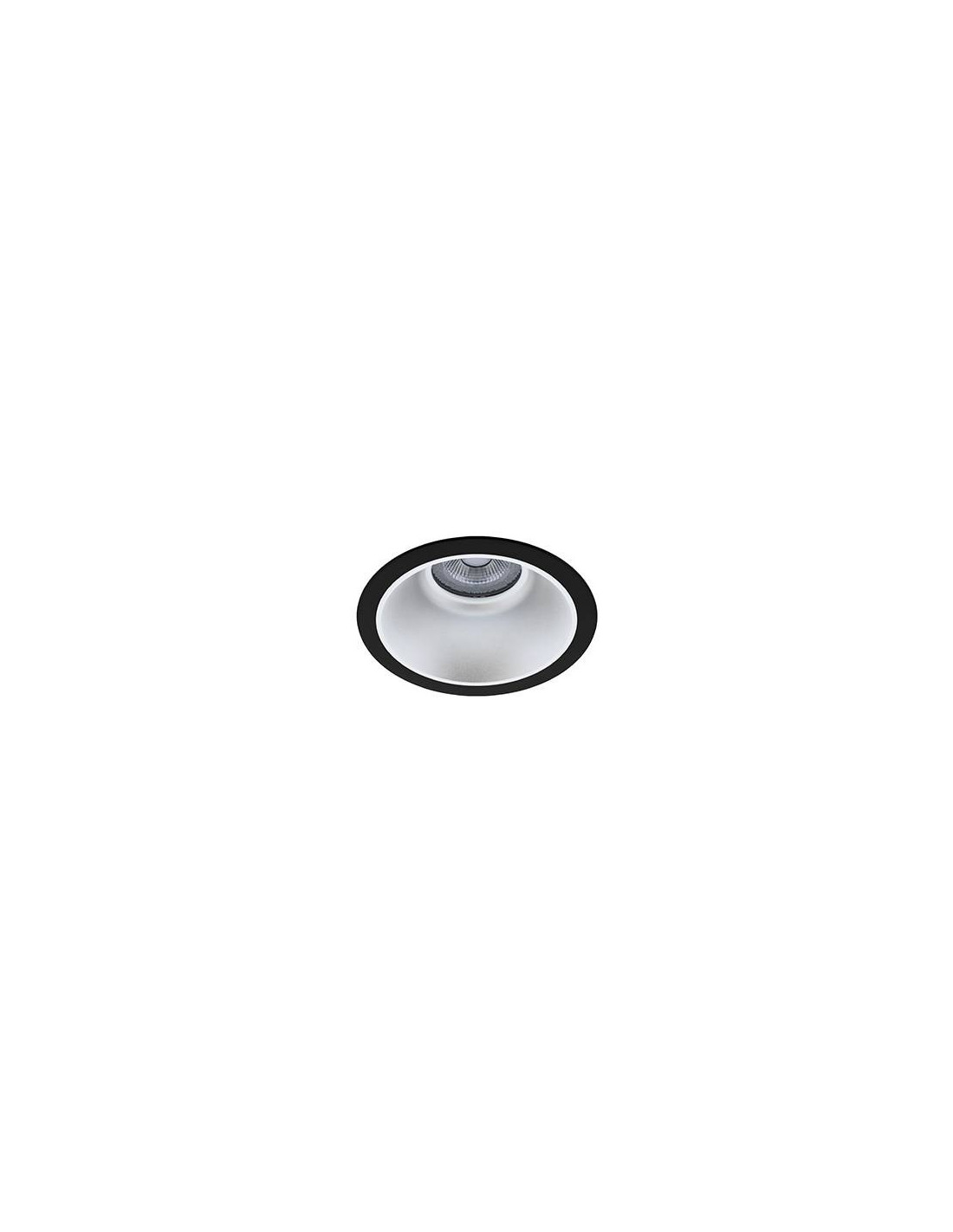 LYON 1 R 15W 1920Lm 4000K 60° IP44 NOIR MAT - ARGENT