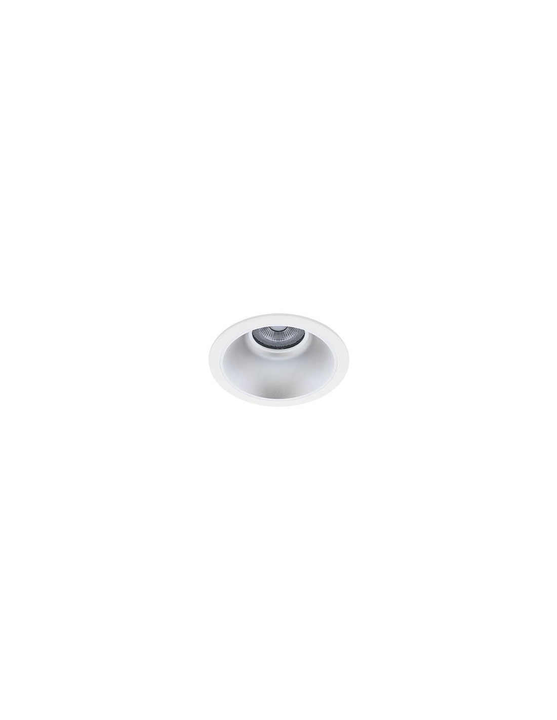 LYON 1 R 15W 1875Lm 4000K 60° IP44 DALI BLANC MAT - ARGENT