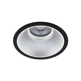 LYON 2 R 25W 3070Lm 4000K 60° IP44 DALI NOIR MAT - ARGENT