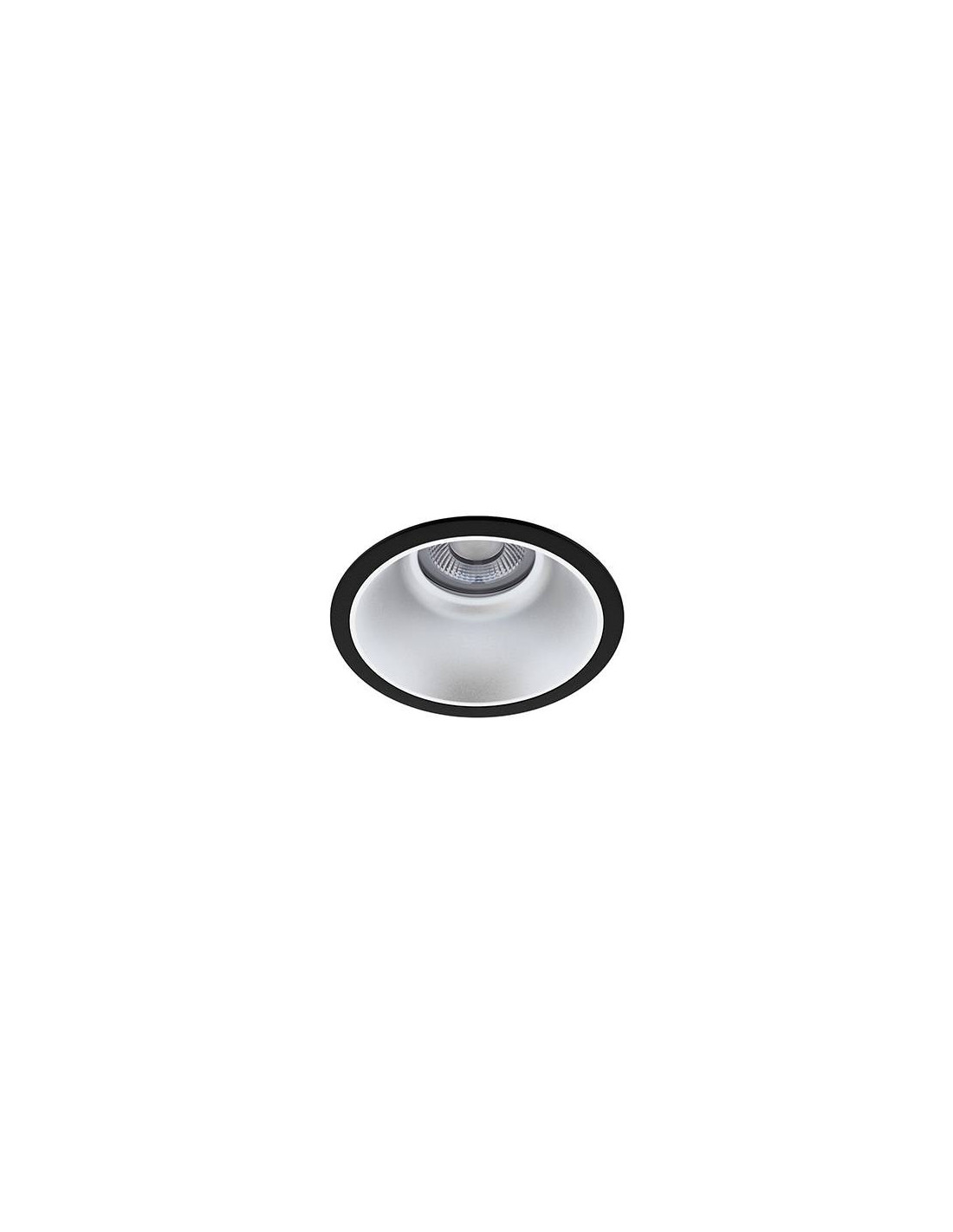 LYON 2 R 25W 3000Lm 3000K 60° IP44 DALI NOIR MAT - ARGENT