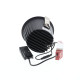 LYON 3 R 30W 4100Lm 4000K 60° IP44 NOIR MAT - ARGENT