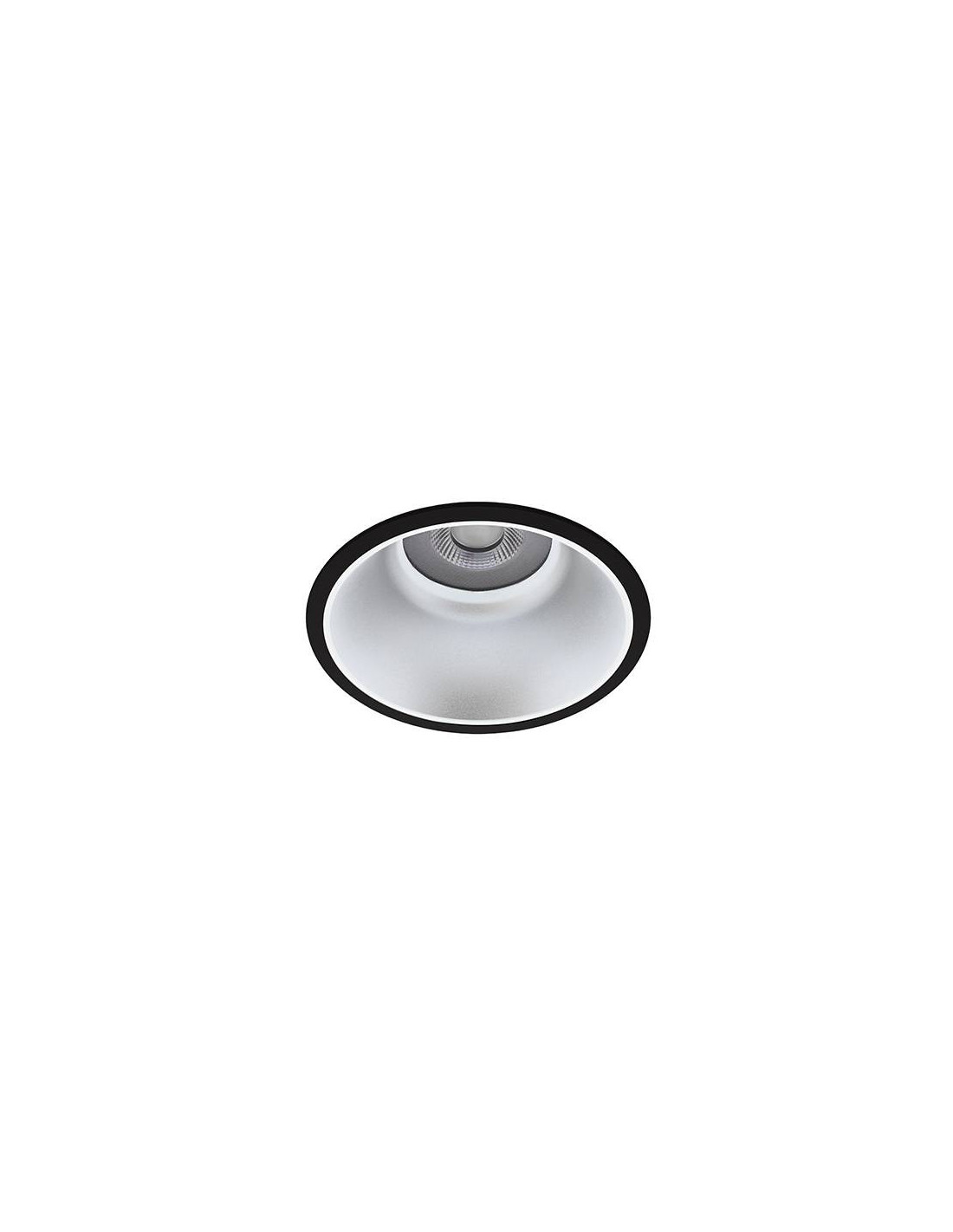 LYON 3 R 30W 4100Lm 4000K 60° IP44 DALI NOIR MAT - ARGENT