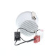 LYON 3 R 30W 4100Lm 4000K 60° IP44 BLANC MAT - ARGENT